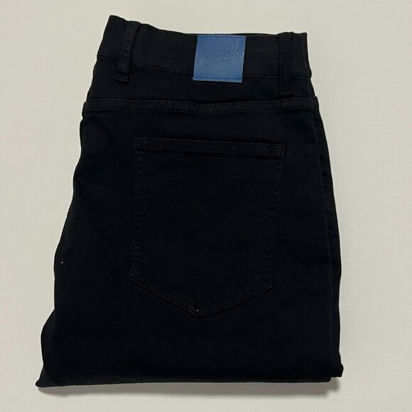 Mugsy Jeans Squid Inks Tapered Leg Stretch Comfy Black Pants Men's size 35x30 - Picture 1 of 8